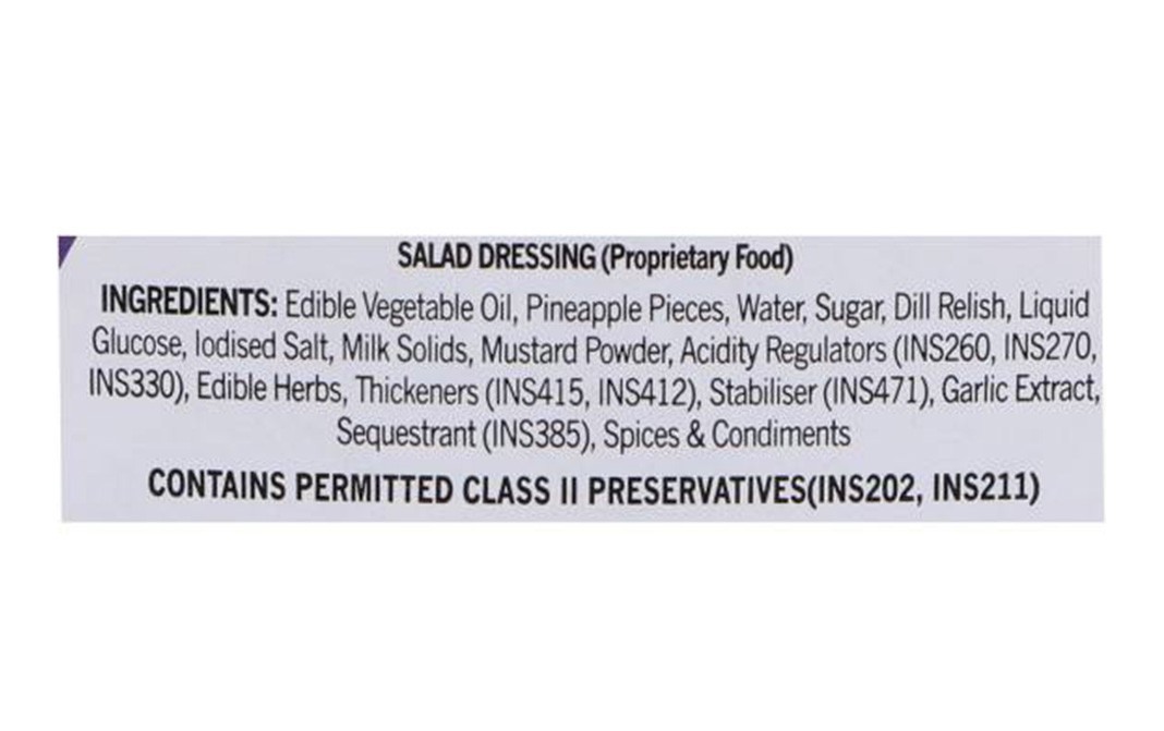 Cremica Russian Salad Dressing   Plastic Bottle  350 grams